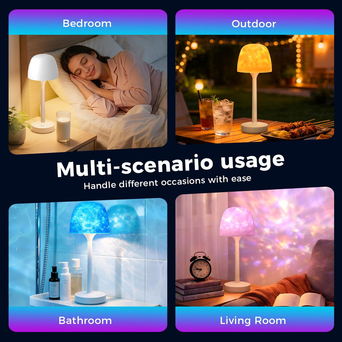 YJHAOTOU shower lamp set packaged for gifting