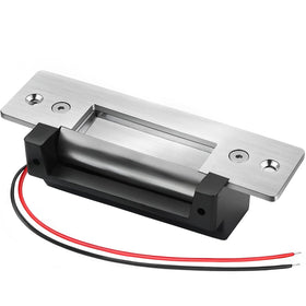 YJMKoi electric door strike lock exterior view shows durable alloy construction for reliable access control.