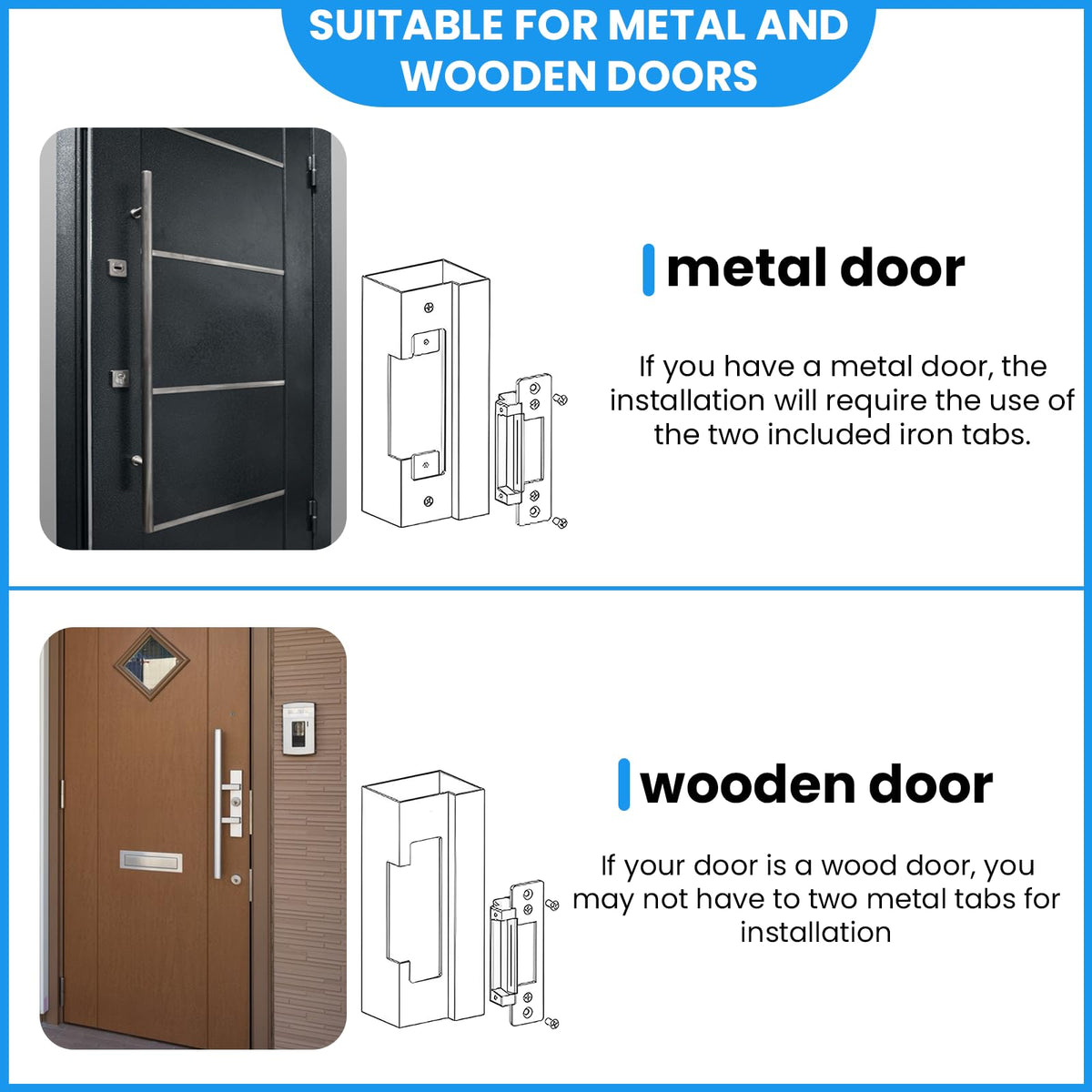 YJMKoi electric door strike lock internal mechanism highlights high tech components for smooth operation.