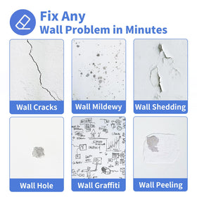 YKF drywall repair kit fixes holes cracks dents and graffiti.