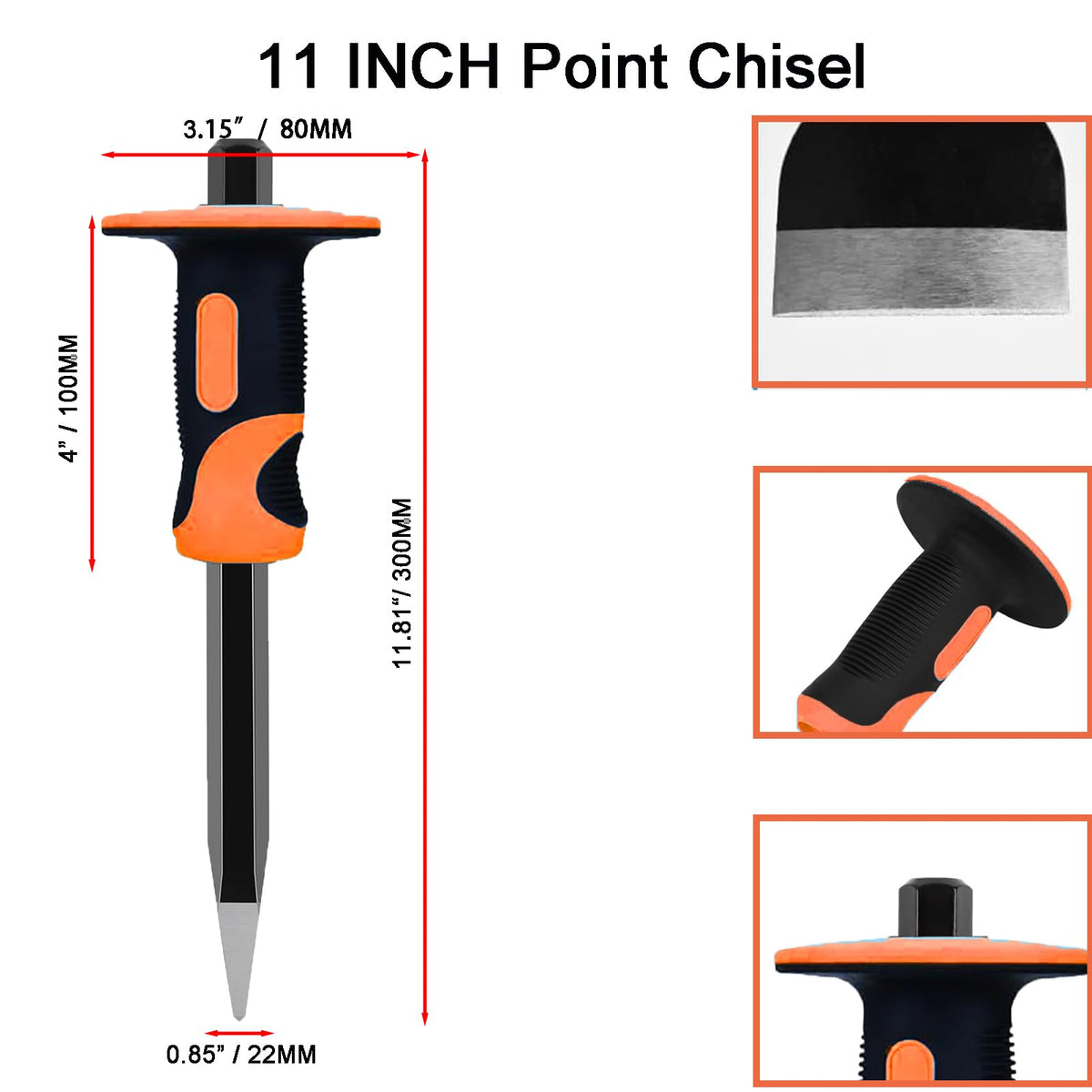 YKFLEXT 8in brick chisel ideal for brick work.