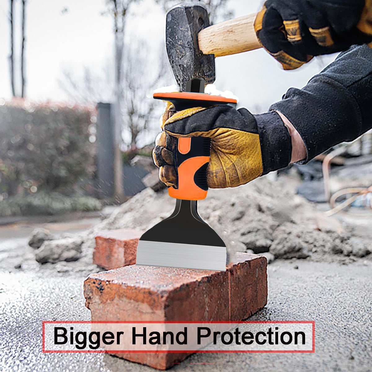 YKFLEXT protective hand guard reduces slips and shocks.