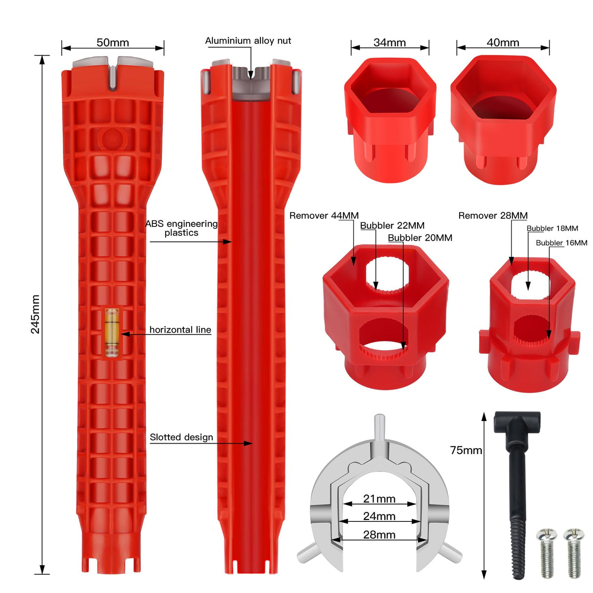 Ykwao ergonomic handle emphasizes comfortable grip for extended use.