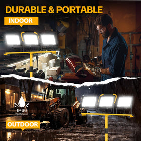 YKXJM durable aluminum housing extends lamp life.