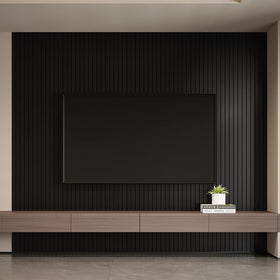 YLL YLL noise-reducing slat panel helps soften echoes in rooms.