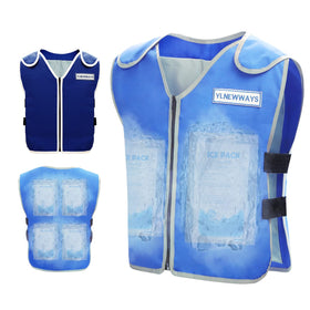 YLNEWWAYS cooling vest front view for all-day comfort during workouts.