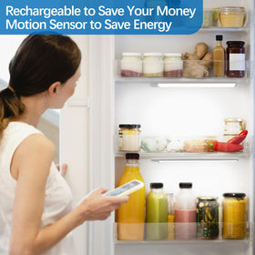 YLXS under-cabinet light in kitchen cabinet providing enhanced countertop visibility