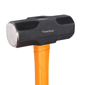 Ymachray sledgehammer with 35-inch fiberglass handle for balance