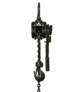 Premium alloy steel load chain with black oxide finish on Ymachray hoist