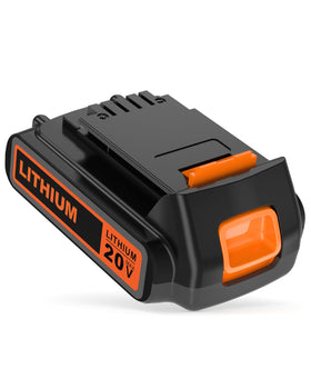 Ymawetia 20V Max 2.0Ah battery front view for longer tool runtime.