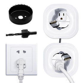 YMGN in-wall cable kit with hole saw attachment for easy installation.