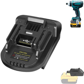 YMWLKJ DeWalt to Makita adapter outer shell enables cross-brand power connection.