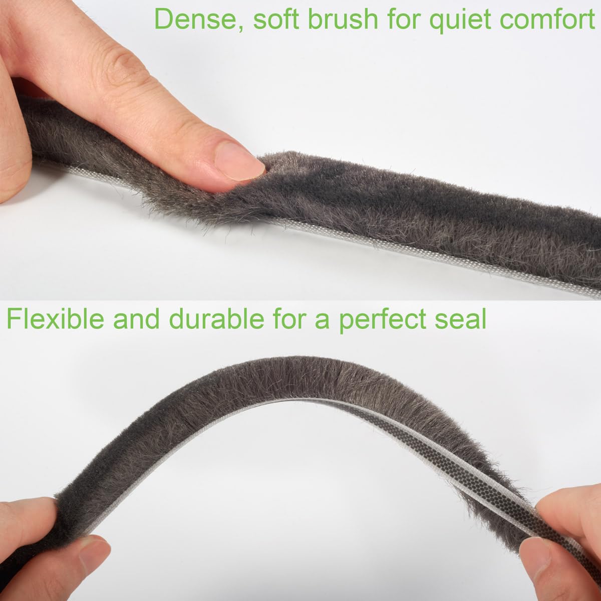 YOCCEK weather strip window edge cover for noise reduction and comfort.