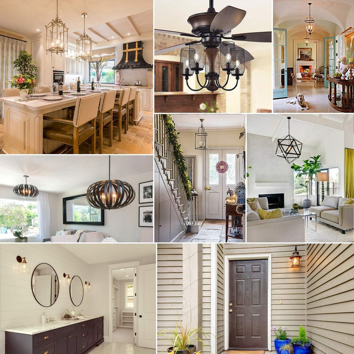 Yochoice vintage chandelier bulb enhances decor with soft glare-free light.