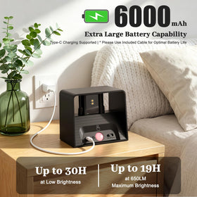 Yochoice color temperatures 3000K-6500K adaptive mood lighting.