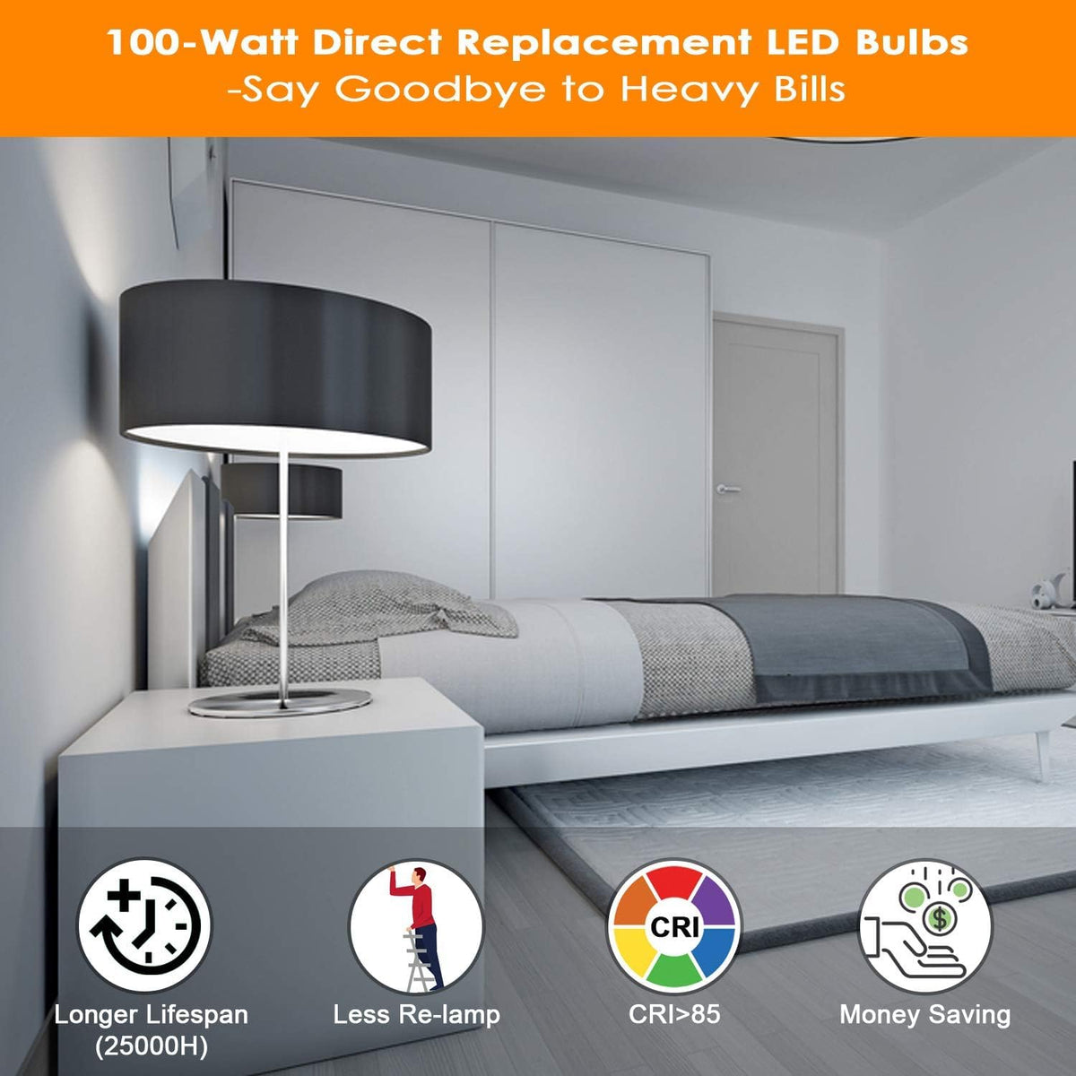 Yochoice daylight bulbs brighten kitchens and dining spaces
