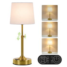 Yochoice height-adjustable lamp base for versatile desk or counter lighting.