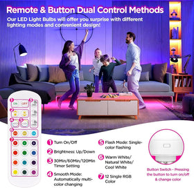 Yochoice puck bulb timer function ready for automatic lighting.