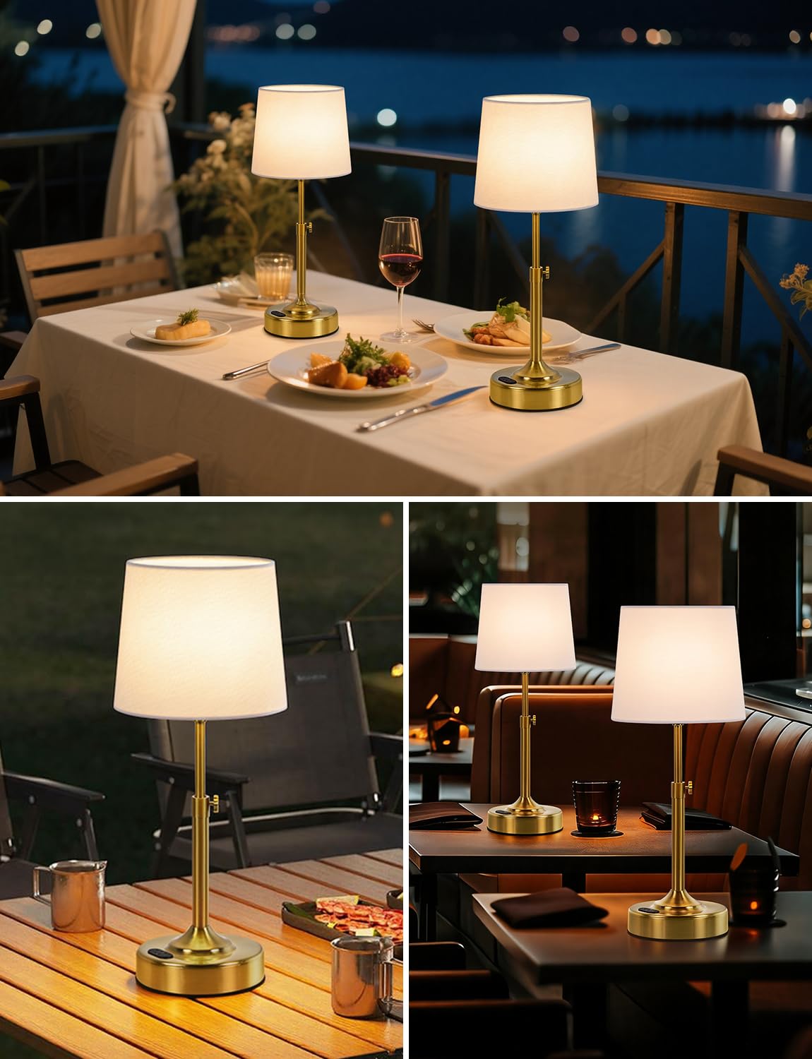Yochoice vintage gold design adds classy decor to any table.