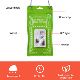 YOCNSPROT hydro-powered outdoor light for off-grid evenings with sea water.