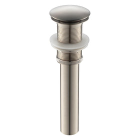 Yodel Faucet vessel drain pop-up cap for easy water control on a vessel sink