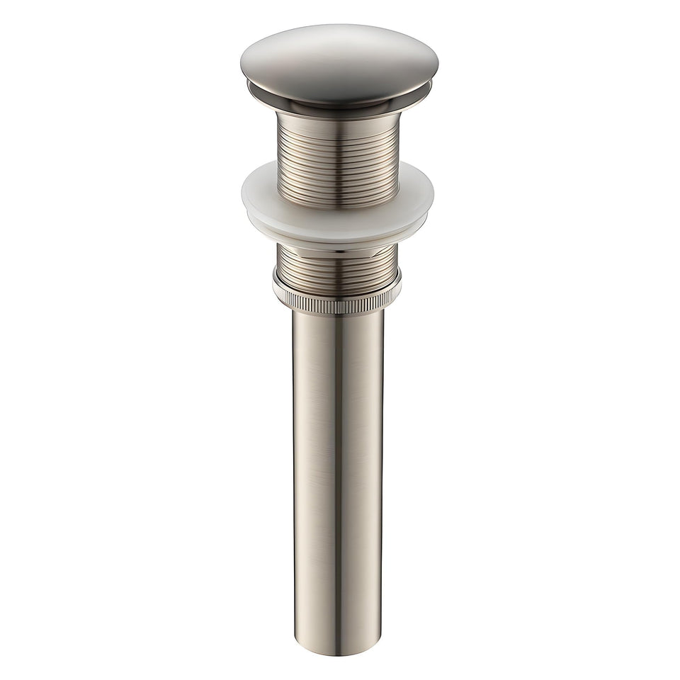 Yodel Faucet vessel drain pop-up cap for easy water control on a vessel sink