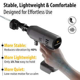 Yoeyang foam sprayer attachment delivering even coats on cars and outdoor furniture