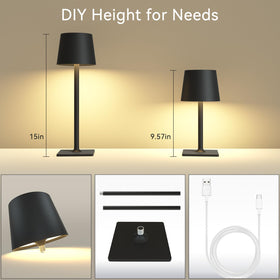 Yogaret IP65 waterproof table lamp built to withstand outdoor rain