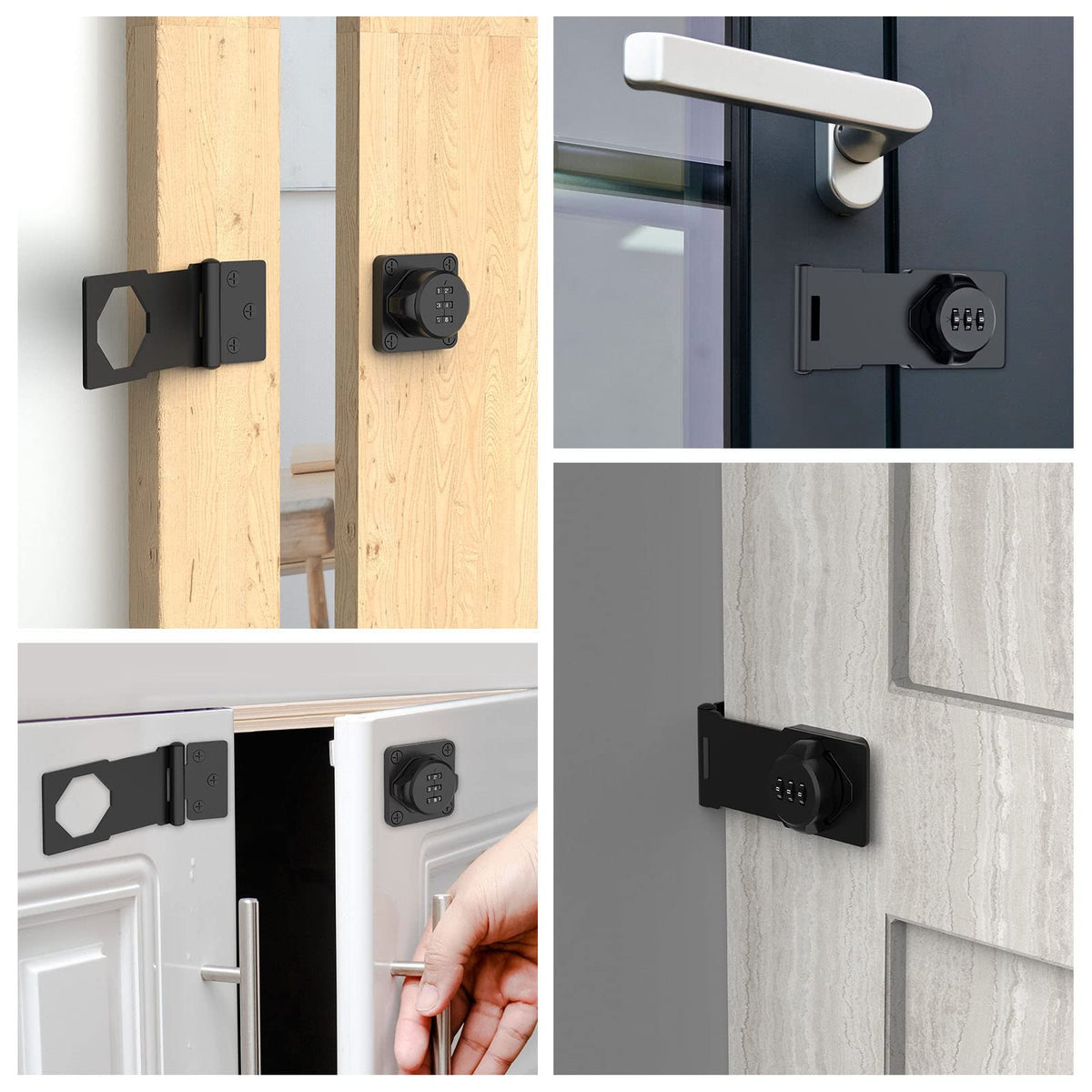 YogePote package shows latch and mounting hardware ready to install