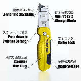 YOIbuy PRO foldable knife with safety angle lock for stable use