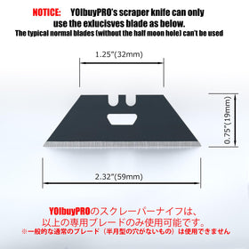 YOIbuy PRO zinc alloy body delivering rugged durability
