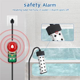 Yoisie immersion heater has a heat‑resistant safety housing for durability.
