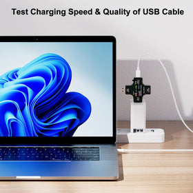 YOJOCK USB C Tester assesses power bank capacity with discharge test