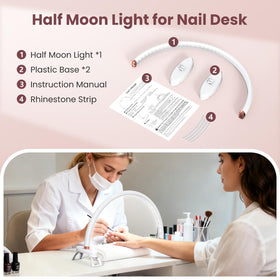 Yokilly Arc Half Moon Light energy-efficient LEDs for daily reliable use