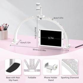 Yokilly three color modes adjust warmth for nail work.