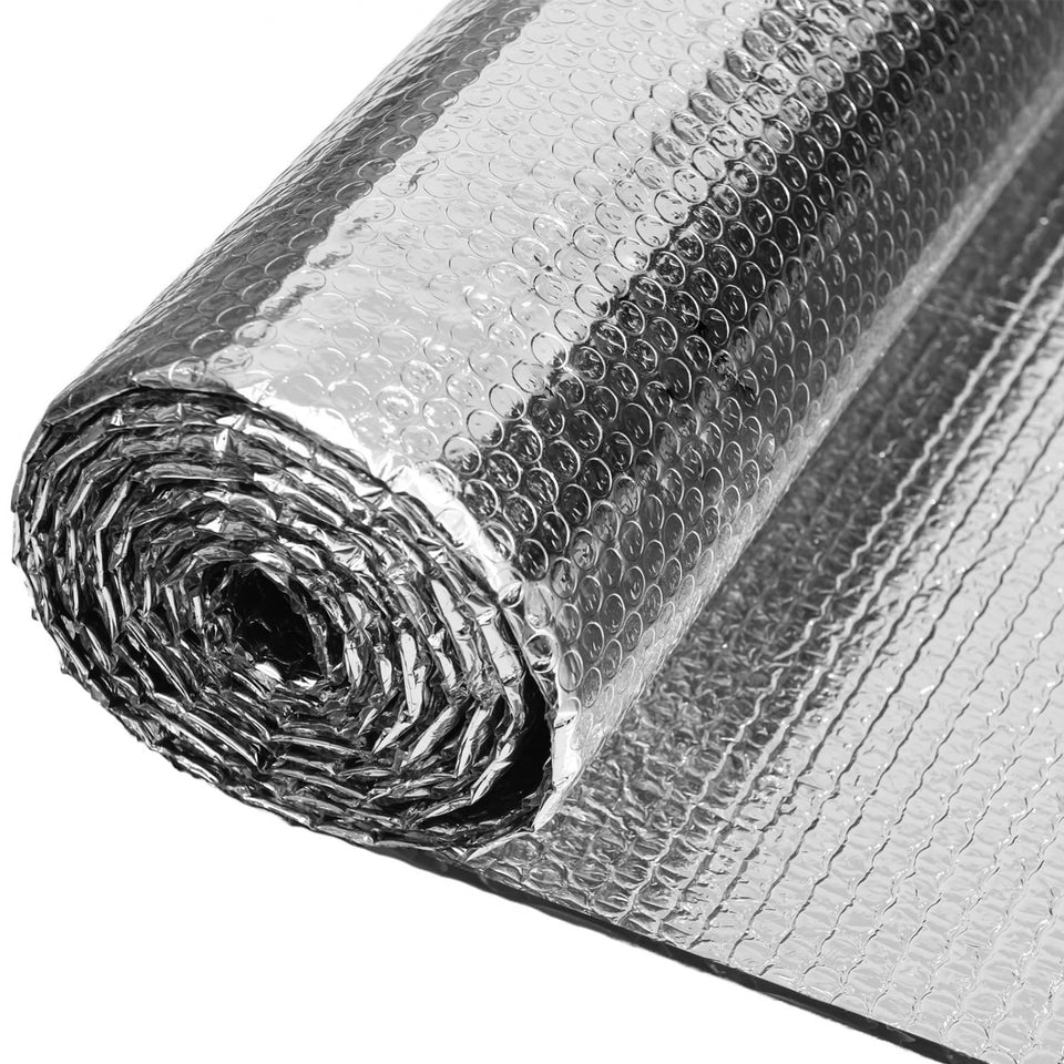 YoleShy double reflective insulation roll reduces heat on windows