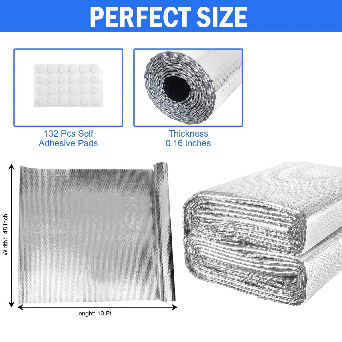 YoleShy garage door insulation film reduces heat transfer