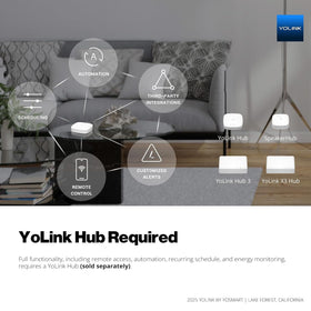 YoLink D2D communication enables offline automation between devices.