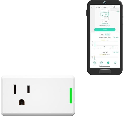 YoLink Smart Energy Plug setup view with quick wireless pairing.