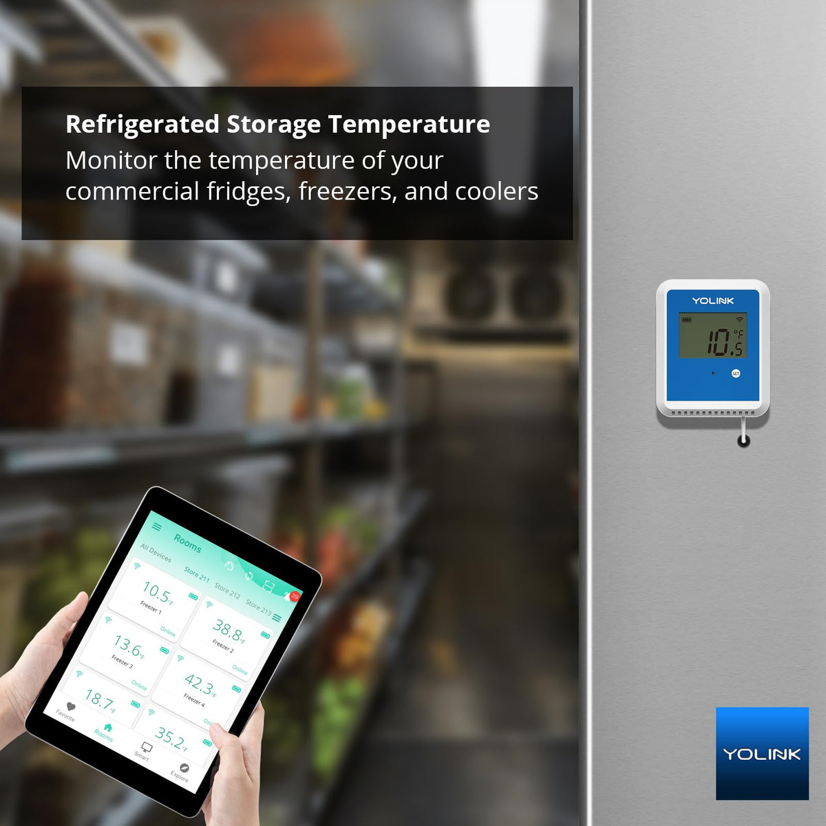 YoLink X3 hub required to enable full networked monitoring and alerts.