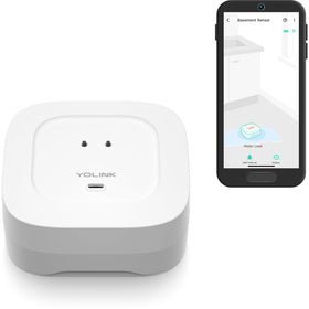 YoLink Water Leak Detector 4 emits a 105dB alarm for quick leak alerts