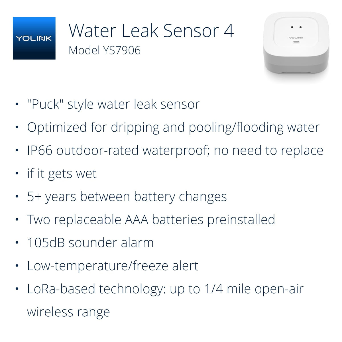 YoLink long range LoRa detector covers basements and remote spaces beyond WiFi
