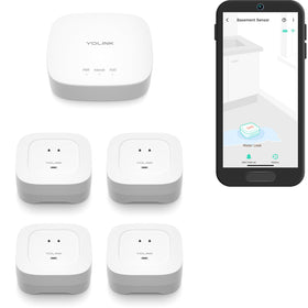 YoLink Water Leak Starter Kit hub image showing centralized alerts for quick response.