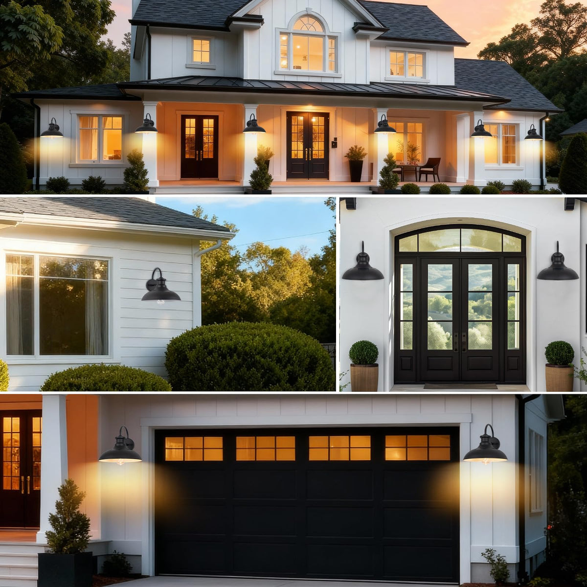 Yolsunes outdoor light ideal for garages and patios with solar power
