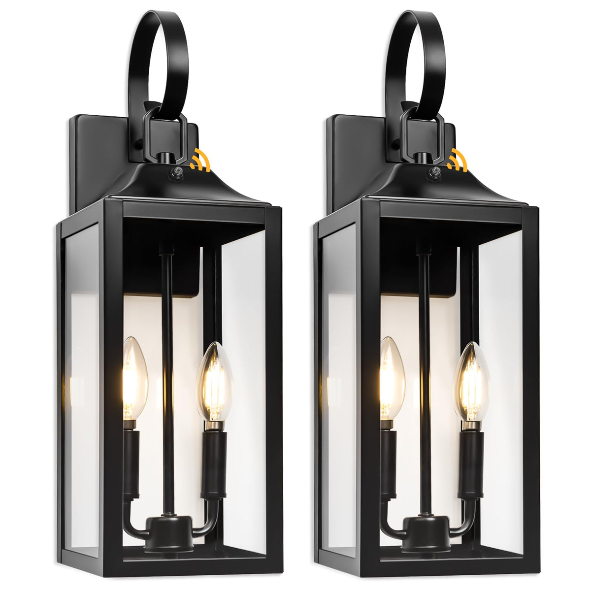 Yolsunes two-pack porch lights easy install for front porch.