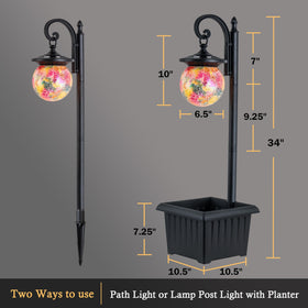 Yonaveil weather-resistant IP44 planter light withstands rain.