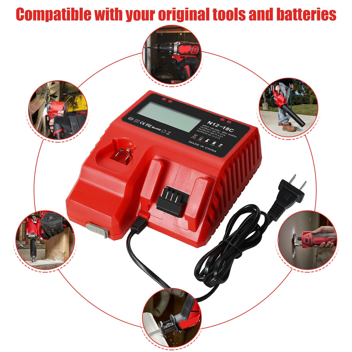 YongerTool bundle on a workbench ready to power cordless tools.