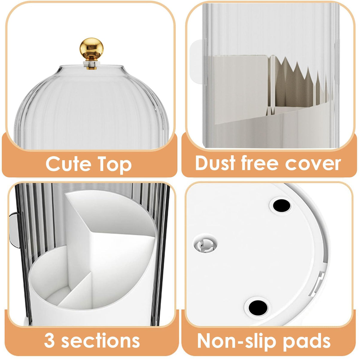YOOLENS sliding-door design closes quietly to protect brushes.
