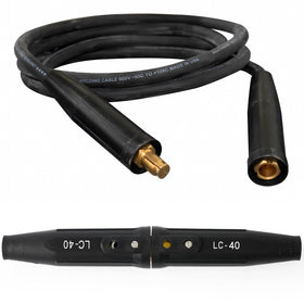 Yoolume welding lead setup with LC-40 connectors for reliable power