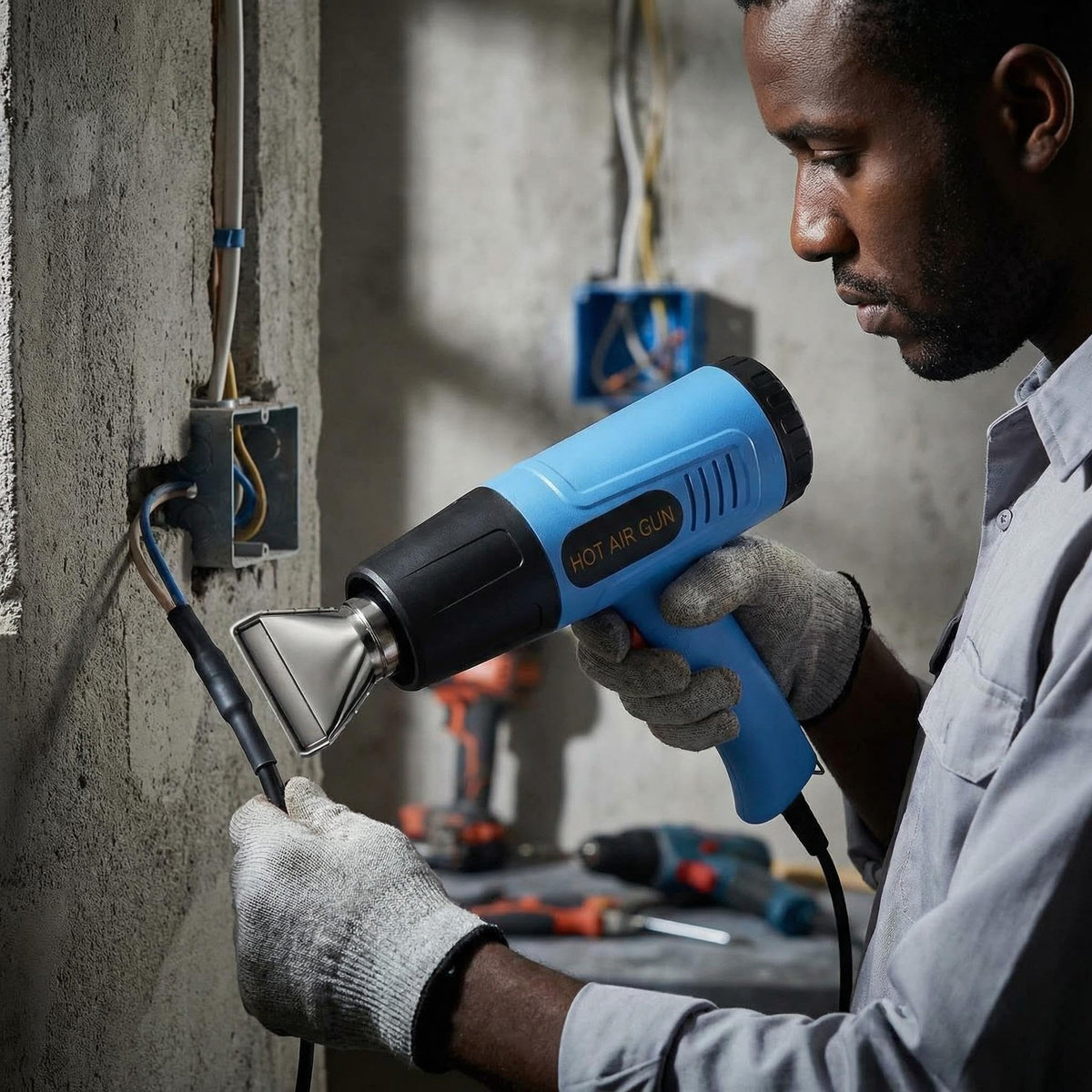 YOOTOOLS heat gun nozzles pack helps you focus heat for shrink wrap.